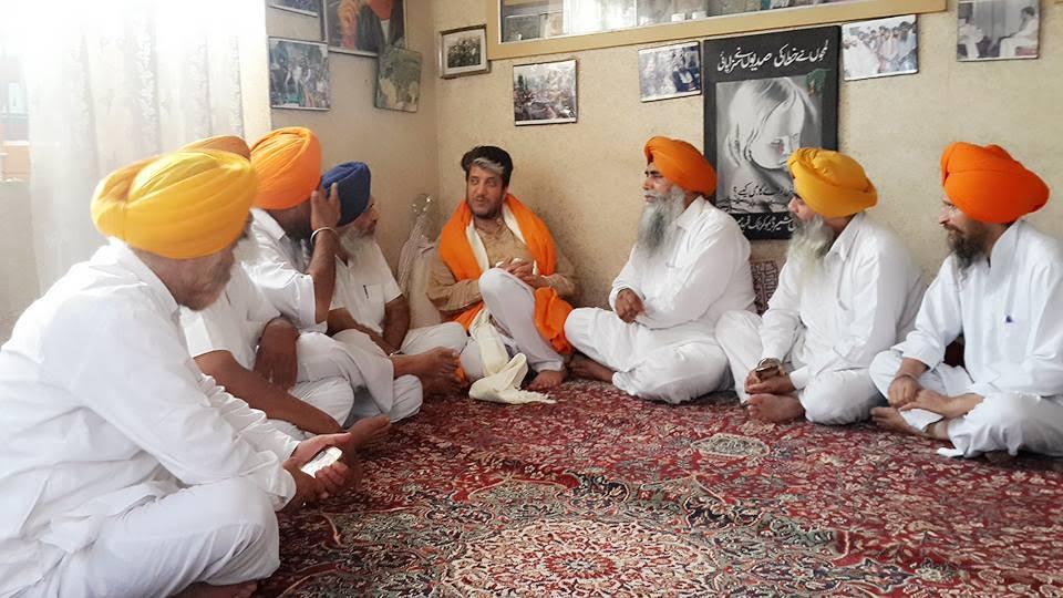International Sikh Federation president Paramjeet Khalsa meets Shabir Shah